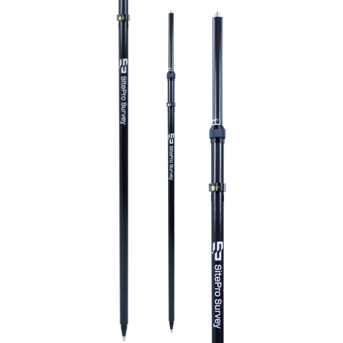 GPS COMPOSITE POLE, SNAP LOCK POLE 2M 1.8M 1.6M