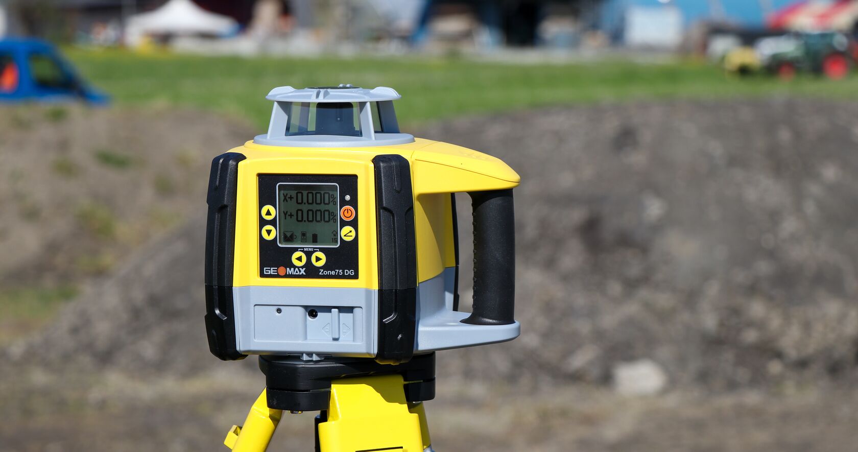 Geomax Zone75 DG. Full-automatic dual slope laser, 15rps. Includes Li-Ion battery pack and charger, remote - Image 5